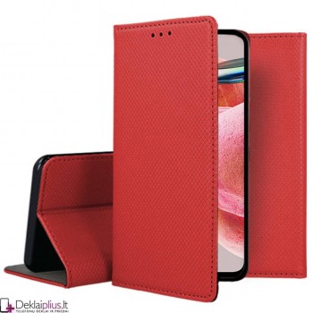 Telone atverčiamas dėklas - raudonas (Xiaomi Redmi Note 12 4G)